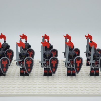 Red Dragon Knights Style 2 Minifigures Set of 10pcs