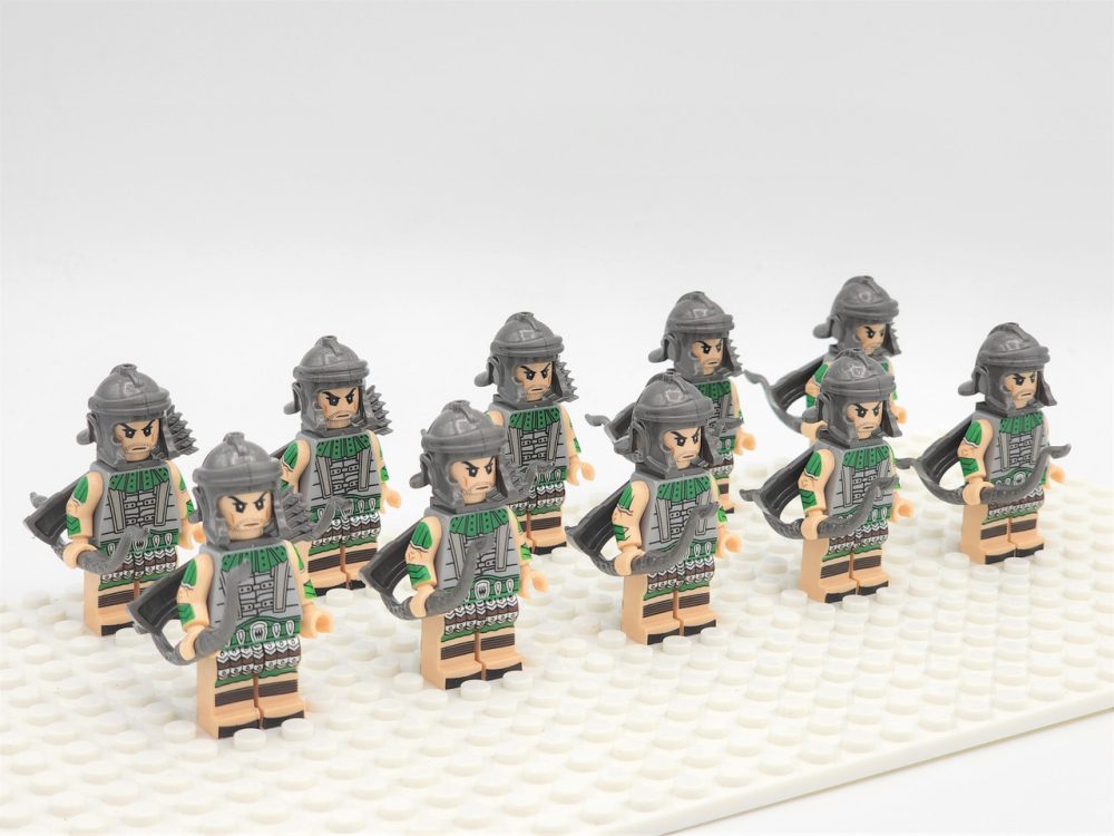 roman-legion-archers-green-minifigures-set-of-10pcs
