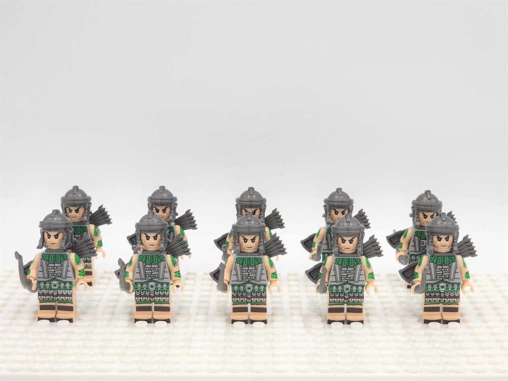 roman-legion-archers-green-minifigures-set-of-10pcs