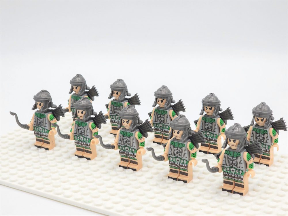 roman-legion-archers-green-minifigures-set-of-10pcs