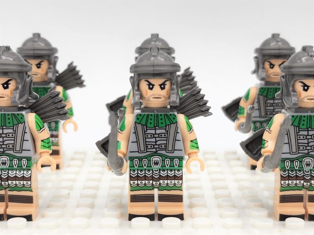 roman-legion-archers-green-minifigures-set-of-10pcs