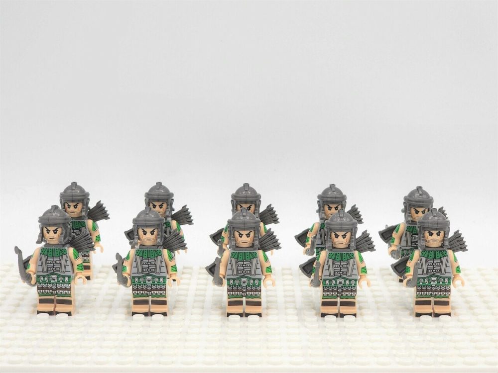 roman-legion-archers-green-minifigures-set-of-10pcs
