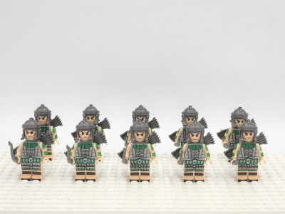 roman-legion-archers-green-minifigures-set-of-10pcs