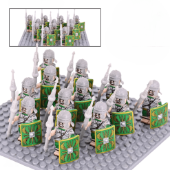 roman-legionaries-green-cohort-minifigure-set-of-12pcs
