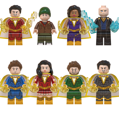 shazam-billy-darla-thaddeus-minifigure-set-8pcs