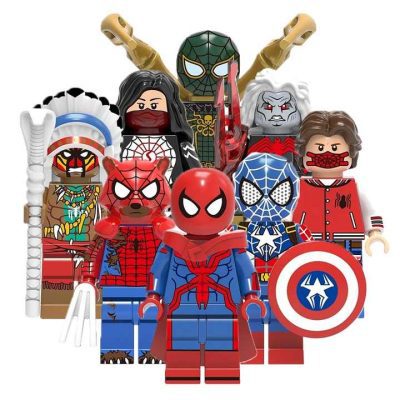 spider-man-unique-alter-egos-crossovers-and-variants-minifigure-set-of-8pcs