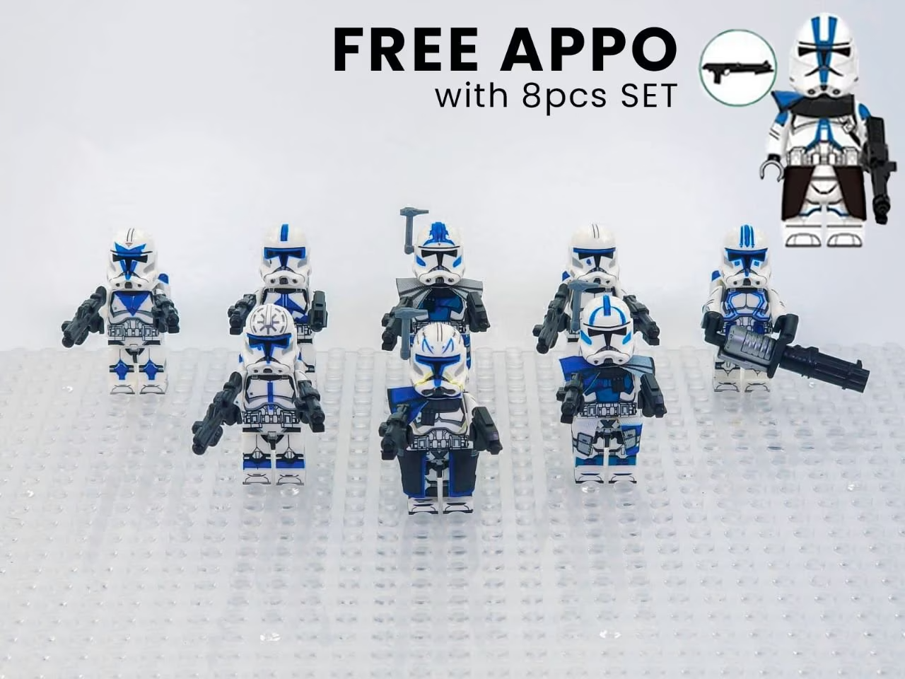 Set of 8pcs