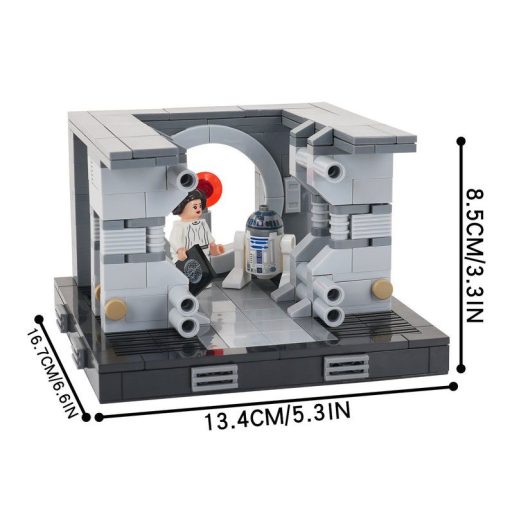 star-wars-a-new-hope-leias-secret-transmission-moc-building-set-335pcs