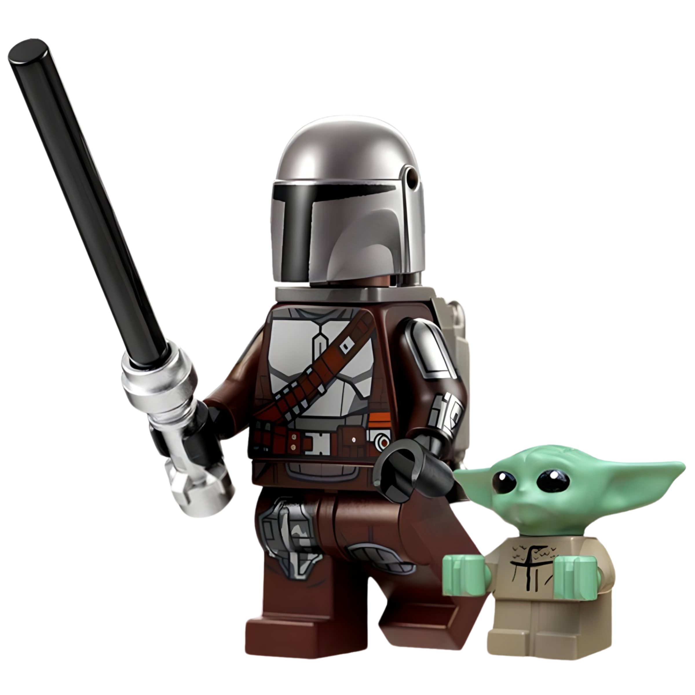 Mandalorian Darksaber & Grogu