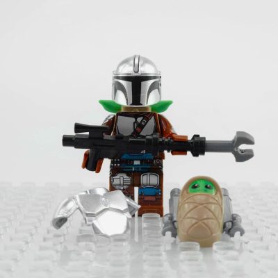 star-wars-mandalorian-with-beskar-armour-and-baby-grogu-minifigure-set