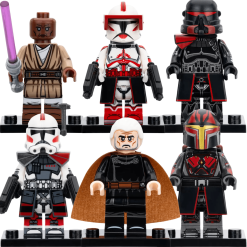 Star Wars New Wave Assortment Dooku Windu Fox Gar Saxon Minifigure Set