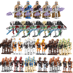 Star Wars Seperatists Minifigure Set - Magna Guard General Grievous Droids