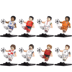 FIFA Football Superstar Minifigure Set - Mbappe Rodrigo Virgil
