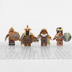 three-kingdoms-nanman-tribe-soldiers-minfigure-set-of-4pcs-with-omni-directional-arms