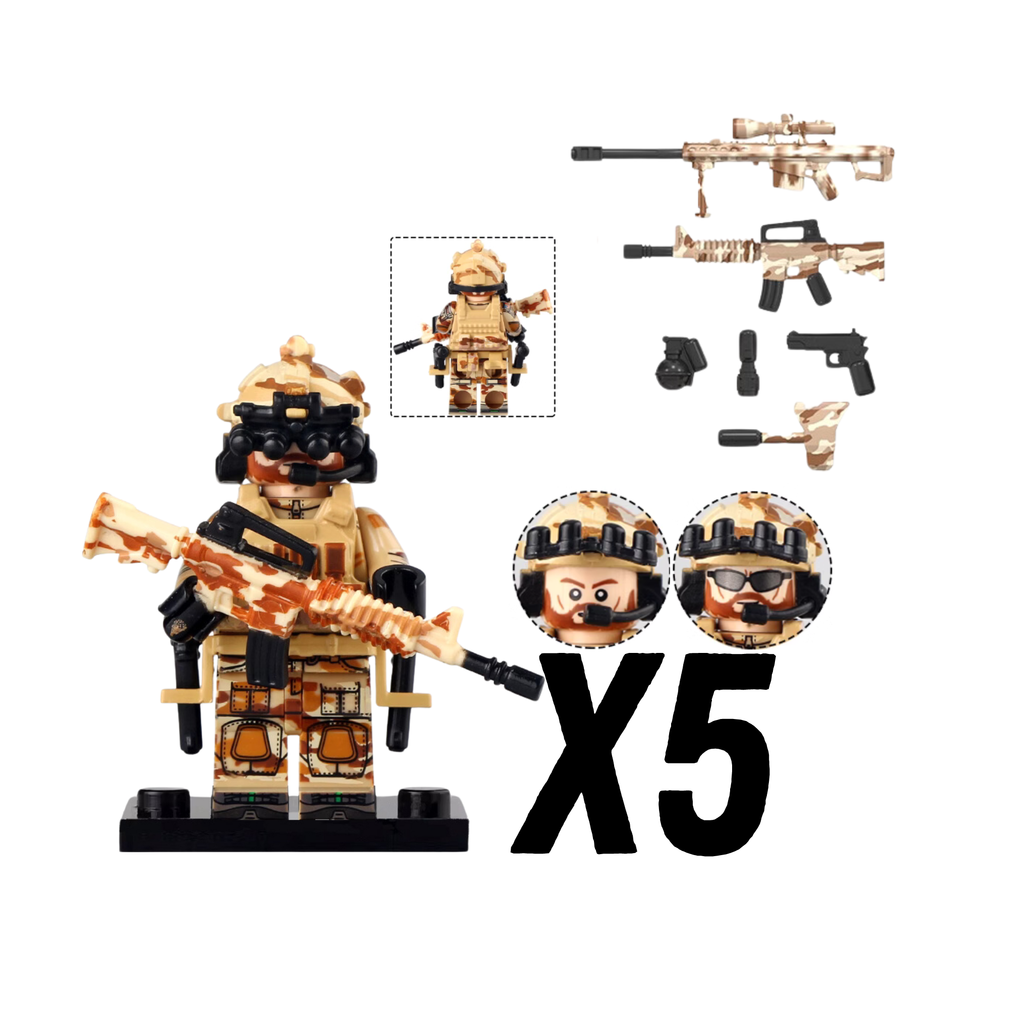 5pcs