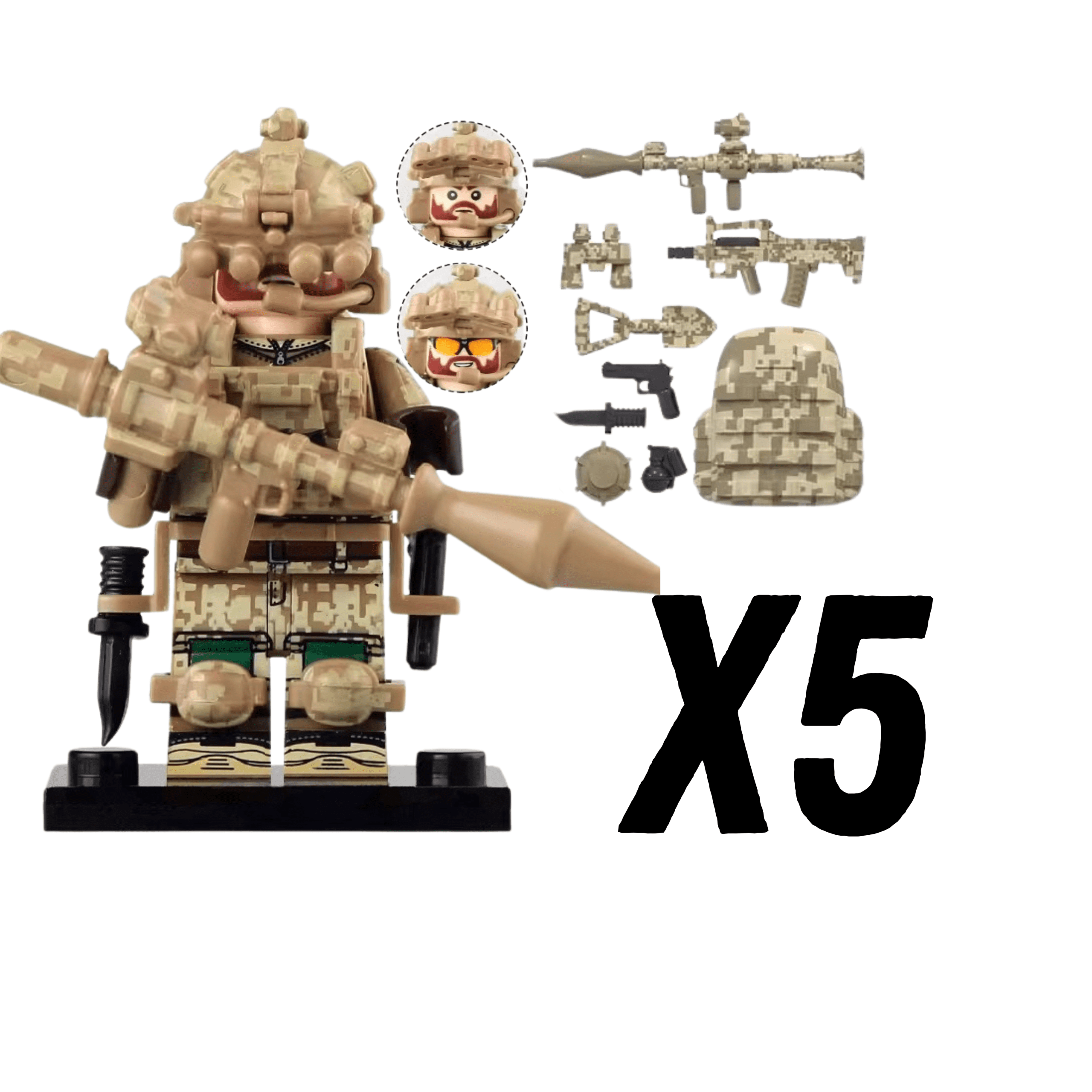 5pcs