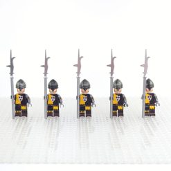 war-of-the-roses-house-of-lancaster-pikeman-minifigure-set-of-5pcs