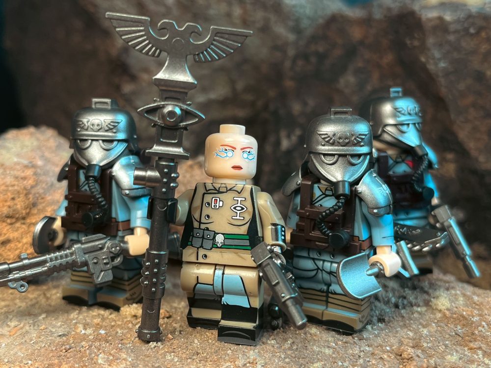 Death Korps of Krieg Veteran Squad Minifigure Set of 13pcs - Image 9