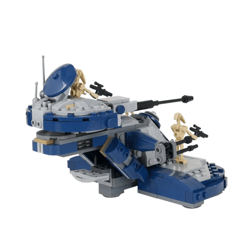 Star Wars Battle Droid Armored Assault Tank MOC Building Set - 398pcs (Blue) - Image 4