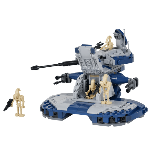 Star Wars Battle Droid Armored Assault Tank MOC Building Set - 398pcs (Blue) - Image 3