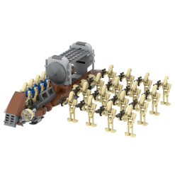 Star Wars B1 Battle Droid Transport 2.0 MOC Building Set – 169pcs
