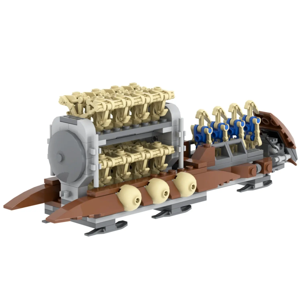 Star Wars B1 Battle Droid Transport 2.0 MOC Building Set – 169pcs - Image 4
