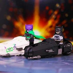 Batman The White Knight & Joker Batcycle Minifigure Set