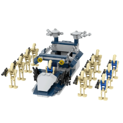 Star Wars Battle Droid Patrol Speeder MOC Set