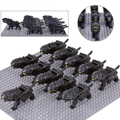 Lord of the Rings Armored Wargs (Black) Minifigure Set