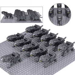 Lord of the Rings Armored Wargs (Grey) Minifigure Set