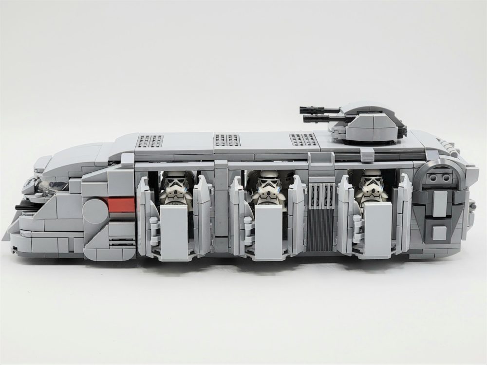 Star Wars K79-S80 Imperial Troop Transport With Stormtroopers MOC Set with 10pcs Minifigure (741pcs) - Image 2