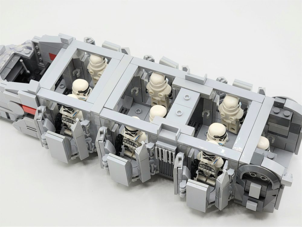 Star Wars K79-S80 Imperial Troop Transport With Stormtroopers MOC Set with 10pcs Minifigure (741pcs) - Image 9