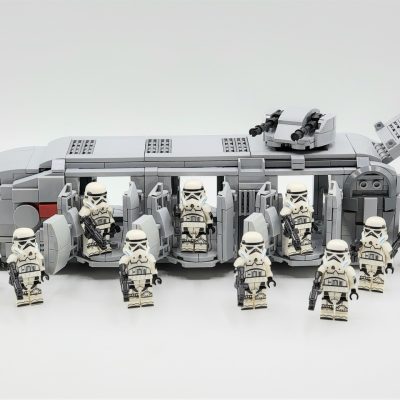 Star Wars K79-S80 Imperial Troop Transport With Stormtroopers MOC Set with 10pcs Minifigure (741pcs)