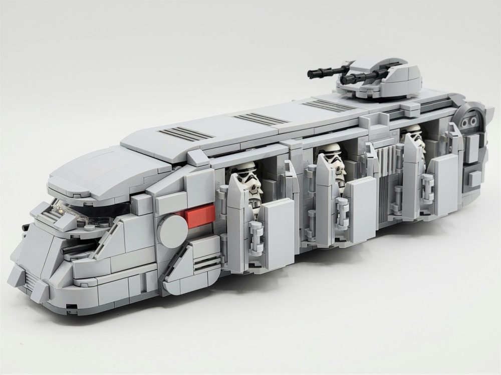Star Wars K79-S80 Imperial Troop Transport With Stormtroopers MOC Set with 10pcs Minifigure (741pcs) - Image 7