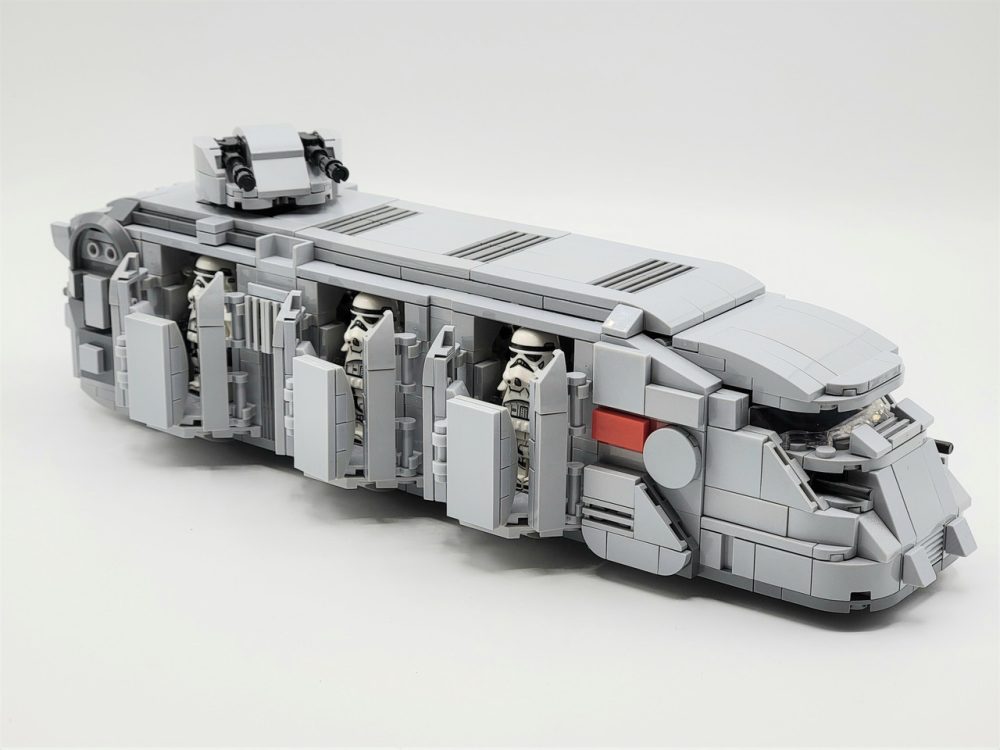Star Wars K79-S80 Imperial Troop Transport With Stormtroopers MOC Set with 10pcs Minifigure (741pcs) - Image 6