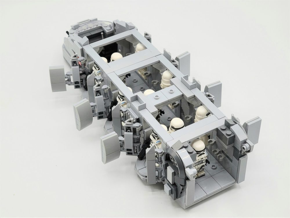 Star Wars K79-S80 Imperial Troop Transport With Stormtroopers MOC Set with 10pcs Minifigure (741pcs) - Image 5