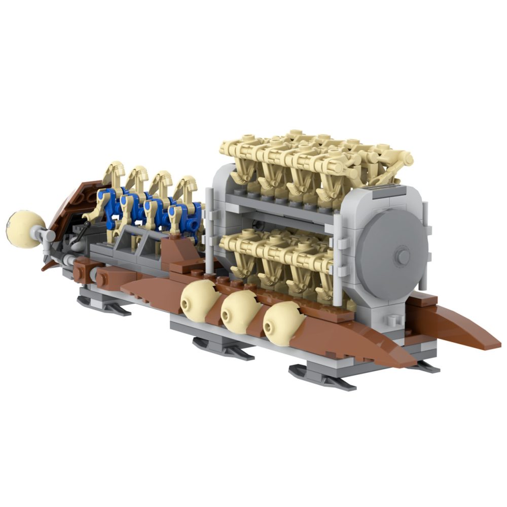 Star Wars B1 Battle Droid Transport 2.0 MOC Building Set – 169pcs - Image 6
