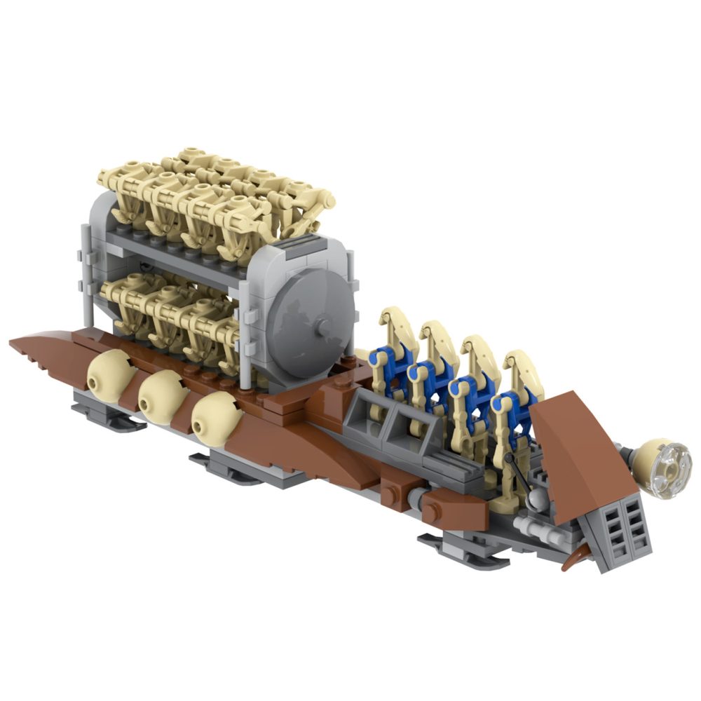 Star Wars B1 Battle Droid Transport 2.0 MOC Building Set – 169pcs - Image 5