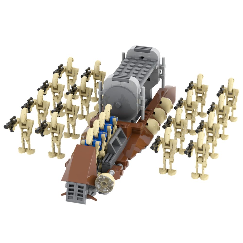 Star Wars B1 Battle Droid Transport 2.0 MOC Building Set – 169pcs - Image 4
