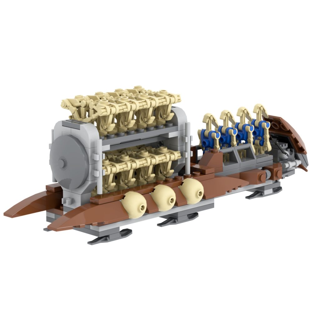 Star Wars B1 Battle Droid Transport 2.0 MOC Building Set – 169pcs - Image 9