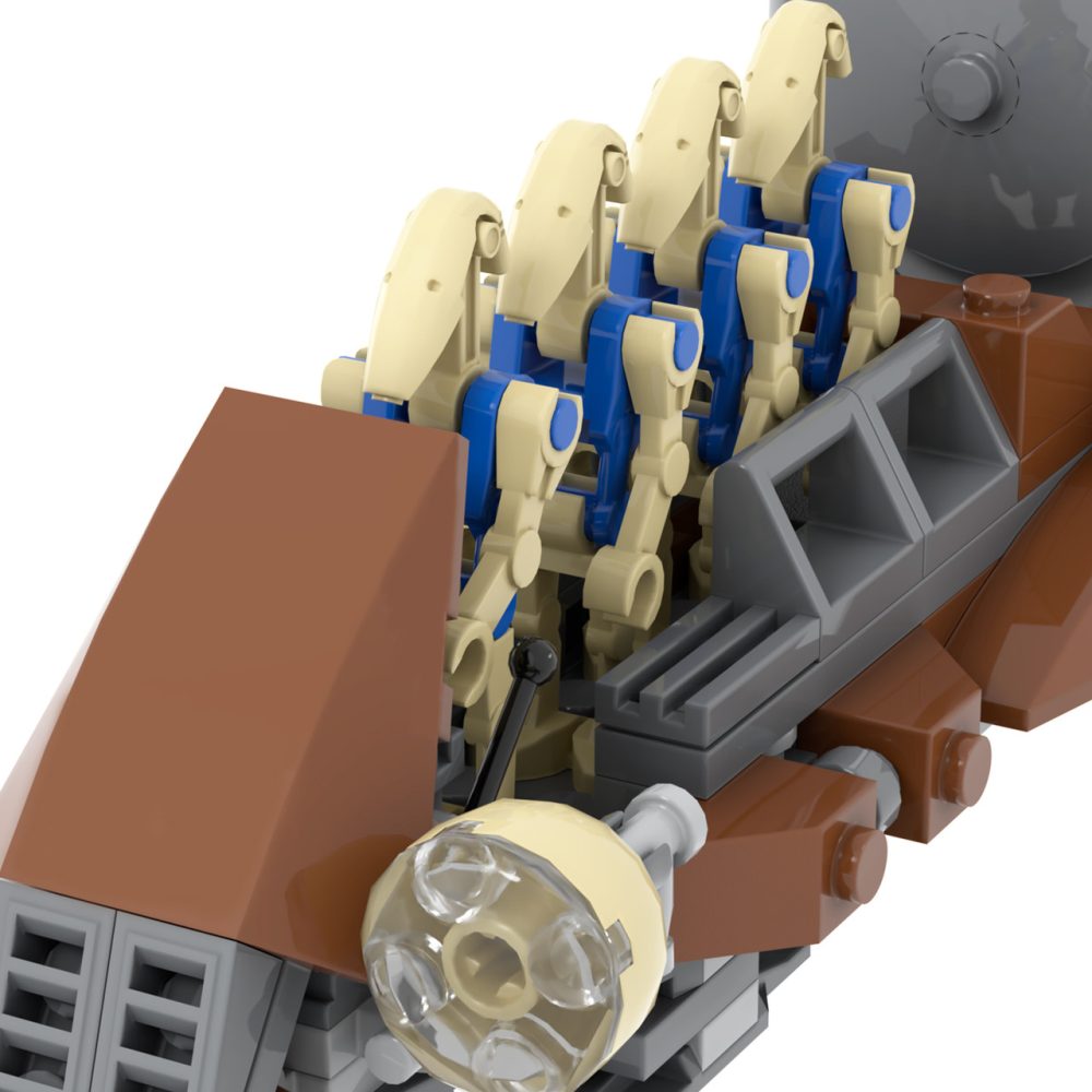 Star Wars B1 Battle Droid Transport 2.0 MOC Building Set – 169pcs - Image 8