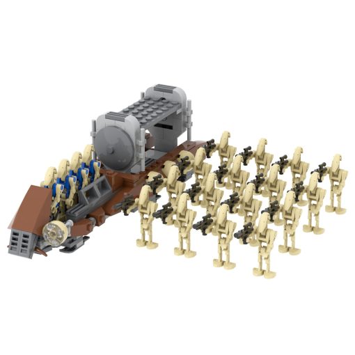 Star Wars B1 Battle Droid Transport 2.0 MOC Building Set – 169pcs - Image 3
