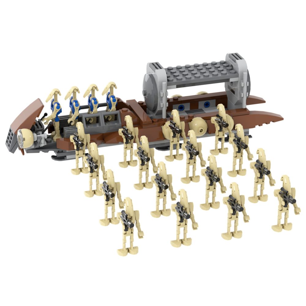 Star Wars B1 Battle Droid Transport 2.0 MOC Building Set – 169pcs - Image 2