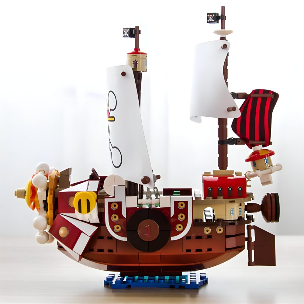 One Piece: Thousand Sunny Pirate Ship MOC Set With 9pcs Minifigures (432pcs) - Image 10