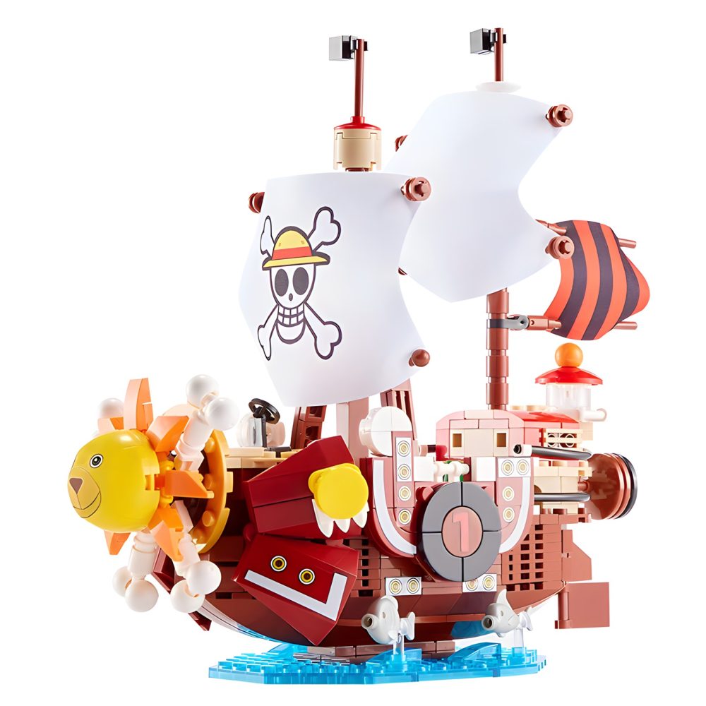 One Piece: Thousand Sunny Pirate Ship MOC Set With 9pcs Minifigures (432pcs) - Image 7