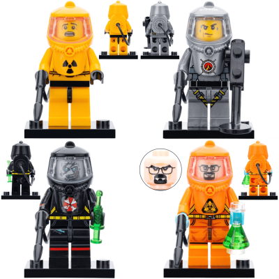 Hazmat Suit Minifigure Set - Resident Evil, Breaking Bad