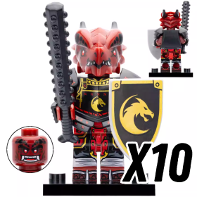 Red Dragon Samurai 10pcs