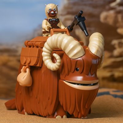 Star Wars Bantha & Tusken Raider Minifigure Set