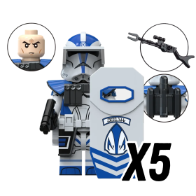 501st Clone Riot Shield Unit (5pcs)